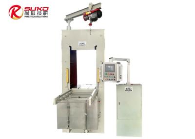 China Stable Solid Foundation Horizontal Extruder PTFE Semi Automatic Molding Machine for sale