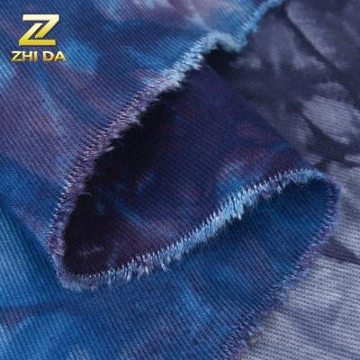 China 2020 new design waterproof low price beautiful tie dyed pure cotton bag fabric for sale for sale