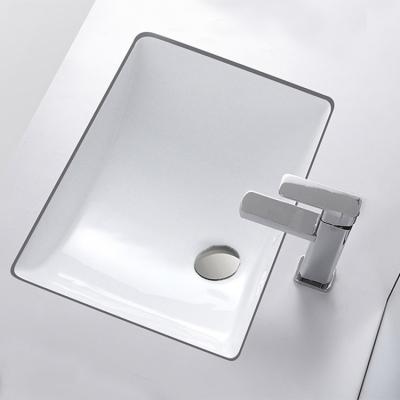 China Waterproof Cheap Price Rectangle Under Cabinet White Basin Counter Sink Bulk Color Modern Sink for sale