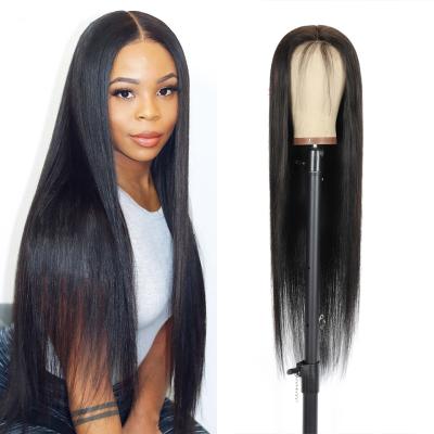 China Factory Supplier Price 100% Silky Straight Virgin Human Hair Lace Front Wig Brazilian 13x6 Cuticle Wave Aligned Hair Lace Wigs 2021 Trending Styles for sale