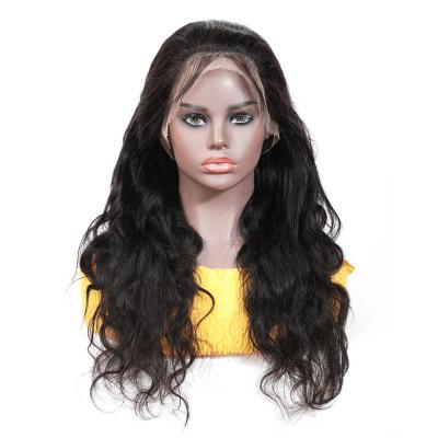 China Good Quality Body Wave Human Hair Lace Closure Wig 13*4 Brazilian Cuticle Aligned Remy Hair Natural Color Body Wave Lace Front Wigs Wholesale for sale