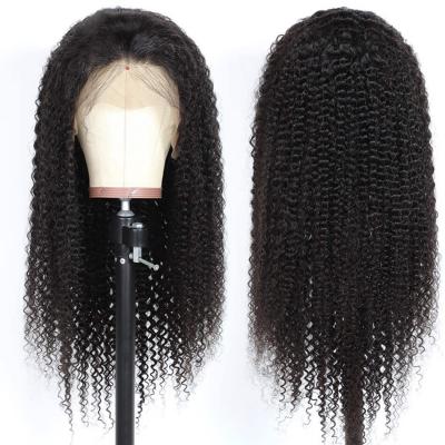 China Cheap Curly Curly Hair Wigs Virgin Brazilian Cuticle Aligned 100%Human Hair 13x4 Lace Front Wig Kinky Curly For Color Women Hot Sale for sale