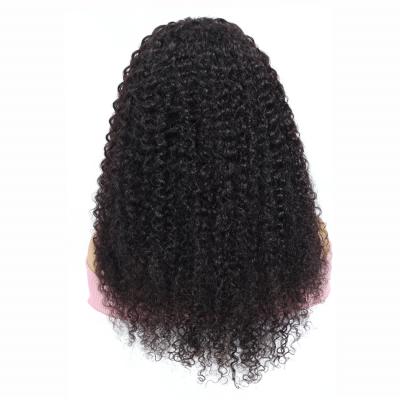 China Hot Selling Curly Curl 6~36 Inch 150% Density Hair Wig Lace Front Indian Hair Natural Color Wigs With Kinky Curly Wave for sale