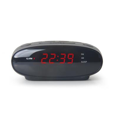 China Hot Sale PORTABLE Speakers Factory High Quality Alarm LED Table AM ​​Fm Clock Radio for sale