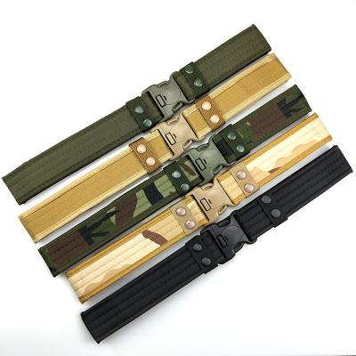 China Neutral/men and women the new tactical frontier for the canvas belt, men's belt army fan fashion outdoor belts for sale