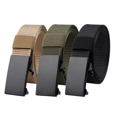 China Neutral/Men's and women's outdoor snake belts new buckle belt tactical zinc alloy quick release wear-resisting durable nylon belt for sale