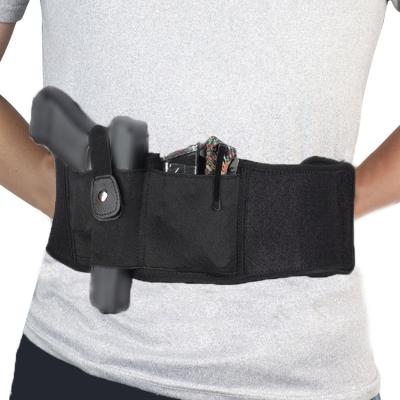 China Material Belt Concealed Waist Holster Diving Left Loose Tactical Gun Holster and Right Hand Stealth Gun Holster Waist Sports Gun Ba for sale