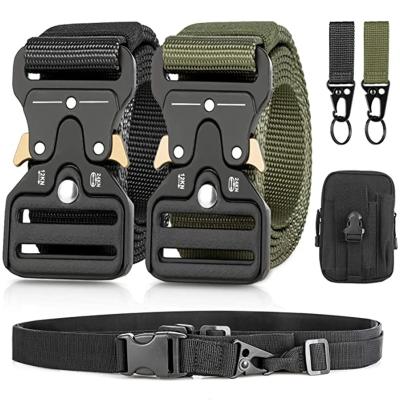 China Zy-9379 Men's Nylon Belt High Performance Supply Belt Gun Belt Tactical Zinc Alloy Rope Belt for sale