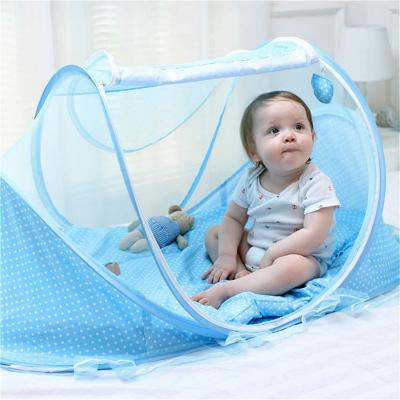 China Specially Authorized IP Dropshipping Baby Hutch Netting Portable Foldable Mosquito Net Polyester Cot Newborn Baby Sleep Bed for sale