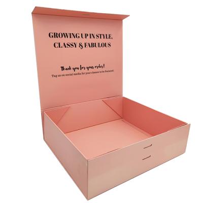 China Handmade Ready To Ship High End Fancy Collapsible Magnetic Collapsible Gift Gift Box Paper Box for sale