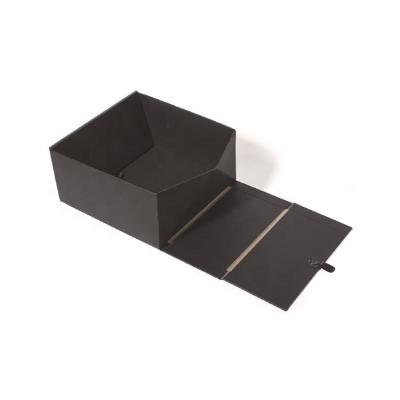 China Recycled Materials Luxury Foldable Rigid Square Gift Packing Box Gift Box With Lid for sale