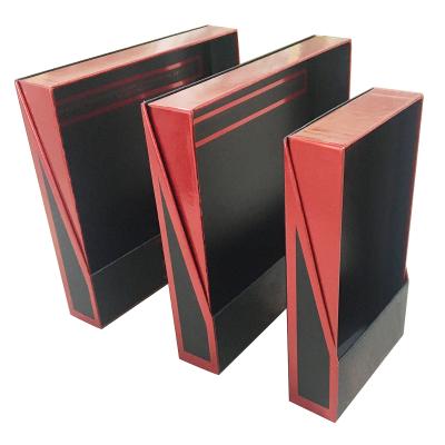 China Custom Recyclable Luxury Custom Logo Gift Packaging Box Drawer Rectangular Box Hard Rigid Cardboard Kraft Paper Sliding Box With Window for sale