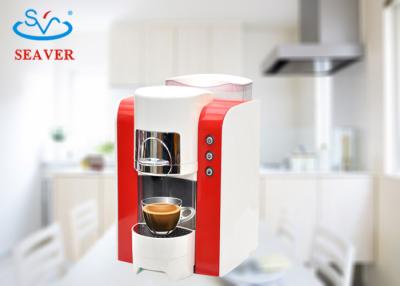 China Red Different Capsule Coffee Maker Removable Water Tank , Easy Cleaning for sale