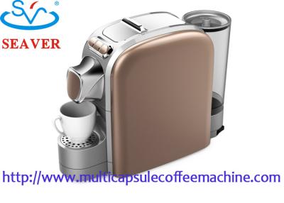 China 220 - 240V Nespresso/Lavazza point Coffee Machine , Brown Coffee Maker One Cup for sale