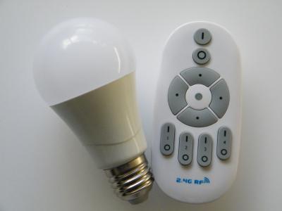 China CCT Adjustable and Dimmable LED Bulb AC85-265V Aluminum+PC Cover 2700-7000K Color for sale