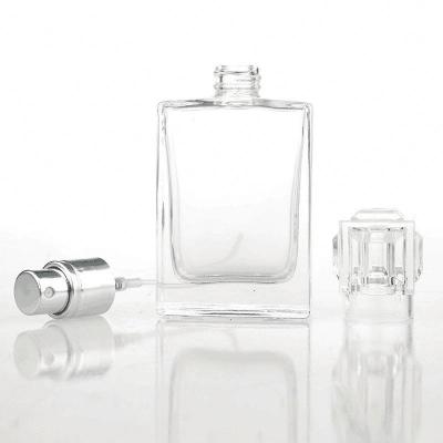 China Personal Care Empty Perfume Bottles With Spray Cap Glass Bottle Bulk Aluminum Printing 30ml 50ml for sale