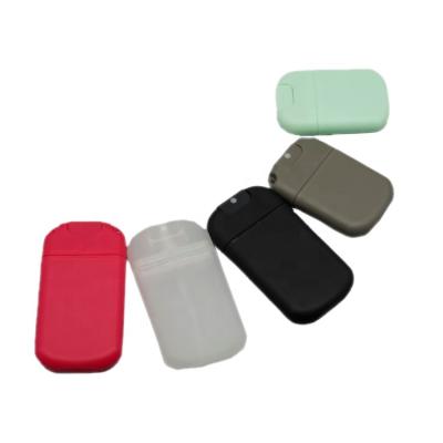 China Non Spill Aman 15ml 20ml Mini Spray Plastic Card For Perfume Credit Card Sprayer Bottle Pocket Spray for sale