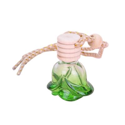 China Gift 8ml Empty Glass Car Air Freshener Perfume Bottle Hanging Perfume Diffuser Bottle for sale