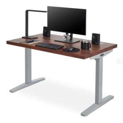 China Adjustable (Height) Motorized Sit Standing Desk Use Standing Home Office Furniture Electric Height Adjustable Table Modern 25mm/s for sale