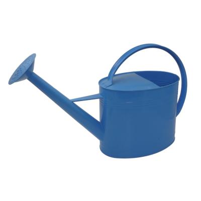 China China Factory Best Price Vintage Popular Commercial Metal Small Blue Watering Can For Outdoor House Factories Use for sale