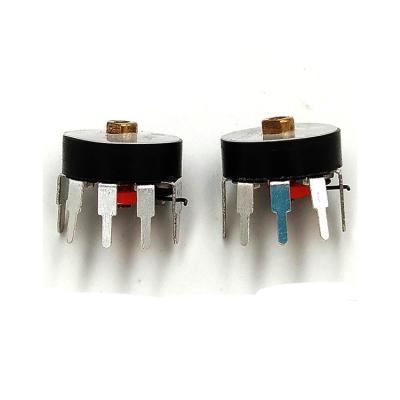 China PC Pins Round Circle Flat Foot Volume Potentiometer for sale