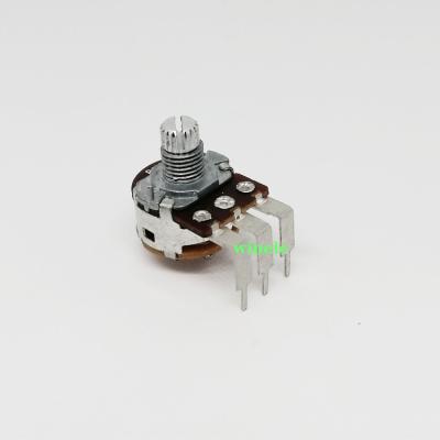 China PC Pins Soft Light Torque B1M Short Shaft 10mm Rotary Potentiometer for sale