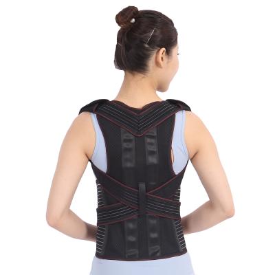 China Wholesale Comfortable Breathable Adjustable Upper Shoulder Hump Back Brace Support Brace Posture Corrector Brace For Women Men for sale