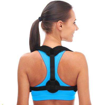 China Adjustable Custom Upper Support Logo Design Dislocated Shoulder Protect Comfortable Back View Posture Correction for sale