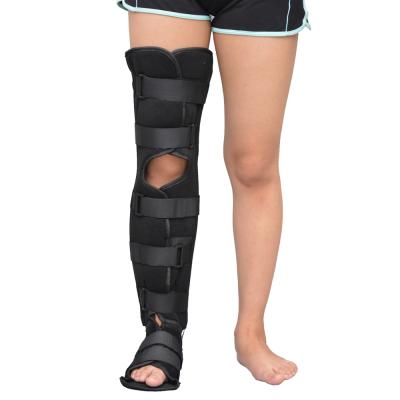 China Protect and Reduce New Design Knee Feet Support Ankle Leg Brace Limb Brace Orthopedic Leg Braces for Adults for sale