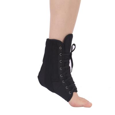 China Double Hospital Pressure Lace Up Sports Support Heel Up Elastic Support Belt Neoprene Ankle Brace Boot Fracture Boot for sale