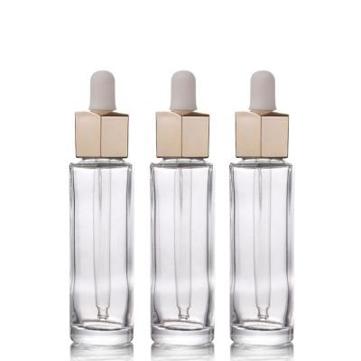 China Personal Care Empty Hexagon 30ml Perfume Glass Bottle 30ml Thick Bottom Glass Dropper Bottle For Essential Oil for sale