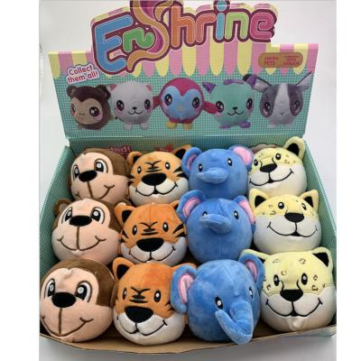 China 12PCS/box cartoon plush toy 10cm stuffed animal for sale