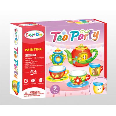 China DIY Color Drawing Toy Painting Tea Set 21.5*5.5*18 for sale