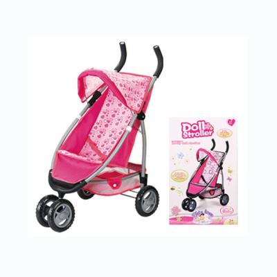 China luxurious adjustable metal iron doll stroller 75*57*61 for sale