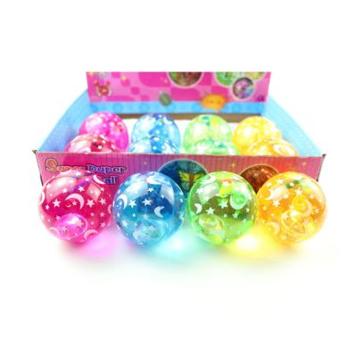 China Wonderful Toy Hot Sale 6.5cm Flashing Light Glitter Balls Water Filled Toys For Children for sale