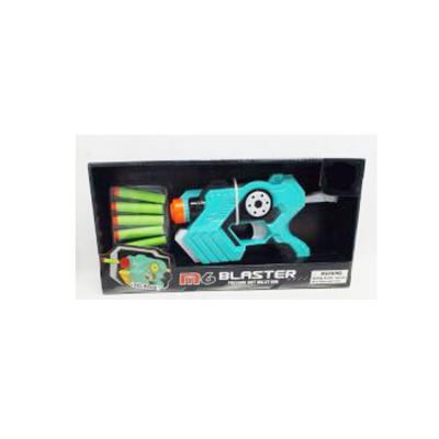 China Toy Safe Electronic Cool Soft Rubber Green Bullet Gun For Kids for sale