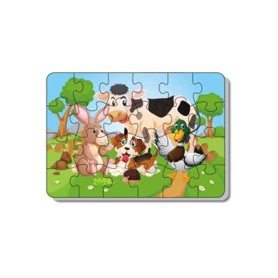 China Educational Happy Toy 24pcs Farm Puzzle for sale