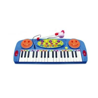 China Toy Battery Battery Powered 37 Keyboard Electronic Organ Toys With Microphone for sale