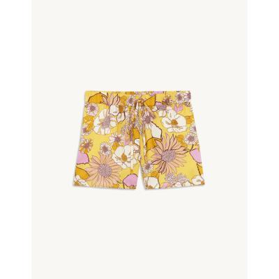 China 2022 Newest Women High Quality Hot Selling Fashionable Short Pattern QUICK DRY Floaty Printed Shorts for sale