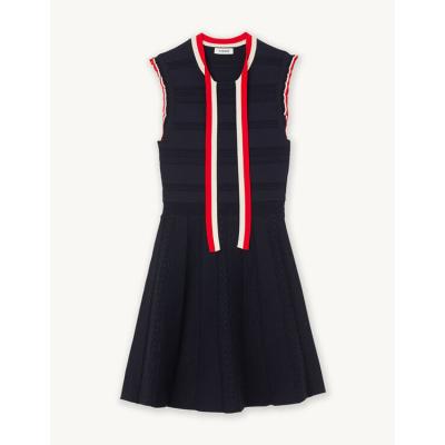 China Custom High Quality Anti-Static Luxury Sleeveless Summer Knitted Dress Factory Customized Women Dress for sale