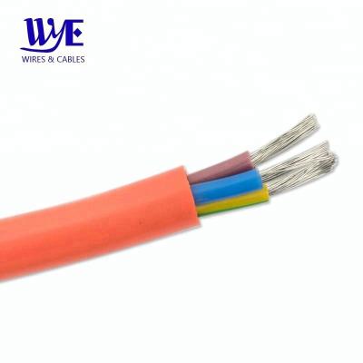 China 5 Core Multicore Cable 5*0.75mm Silicone Heating Cable Insulated Wire for sale