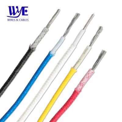 China High Temperature Appliances AGRP 1.5mm2 Silicone Fiberglass Double Layer Cable for sale