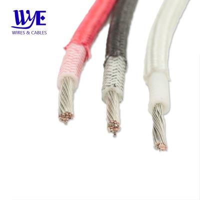 China Internal Wire Fiberglass Braid Insulated Thermocouple Compensating Silicone Connecting Cable for sale