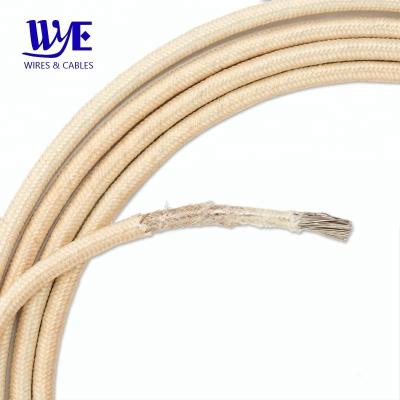 China Heating 0.75 1.5 2.5 4 6 sq. Mm Nickel Core Fiberglass Coating Silicone Wire And Rubber Cable for sale