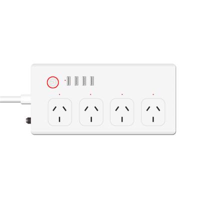 China Wifi EU USA UK Electric Power Strip USB Outlet Extender Surge Protector Smart Multi Socket for sale