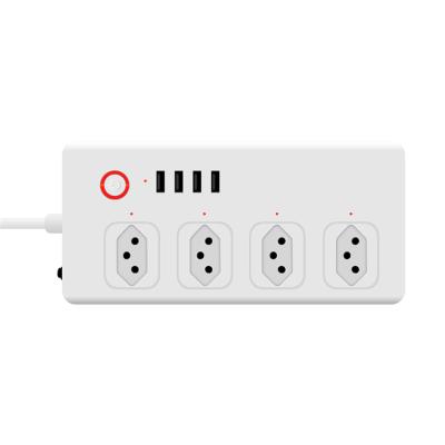 China Electronic Power Extension Products Wifi Outlet Converter Smart Multi Socket Smart Socket for sale