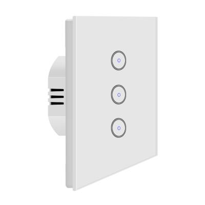 China Remote Control by App and Timer 2 Digital Smart Switch 1 3 Strip Smart Switch Us Standard Wifi Wall Lamp Light Switch for sale