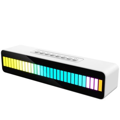 China Video Call New Design Wireless Speaker With RGB Colorful Led Light Speaker Team Outdoor Home Sound for sale