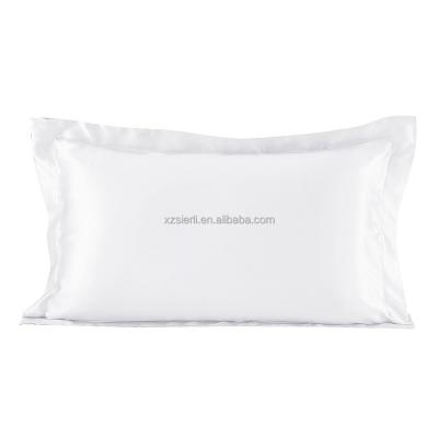 China Super Soft Anti-Static And Breathable Satin Silk Pillowcase With Flange Luxury Silky Pillow Case for sale