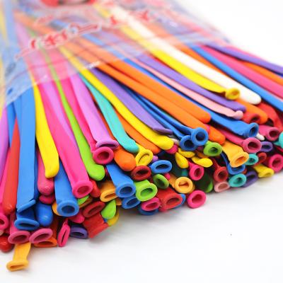 China Colorful Long Latex Magic Balloon Latex Band Strip For Party Supplies Parent-child Time DIY Decoration for sale